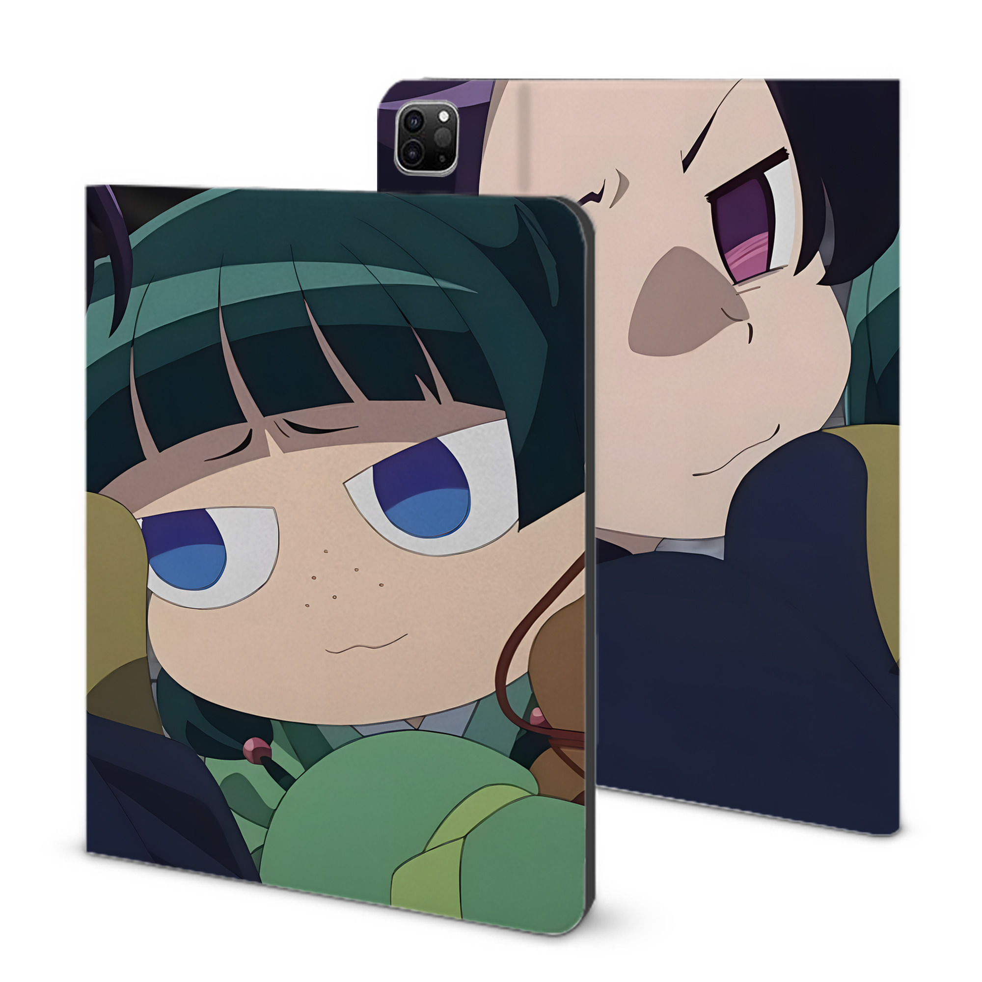 （画像用） 薬屋のひとりごと The Apothecary Diaries IPad ケース ブック型 PUレザー TPU 耐衝撃 軽量 薄型 ペン収納なし 全面保護 IPad 各モデル対応